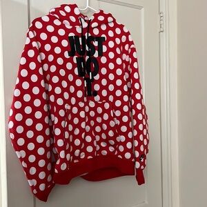 Nike polka dot hoodie size: M
